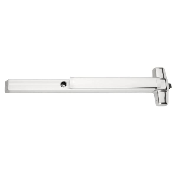 Grade 1 Rim Exit Bar, Wide Stile Pushpad, 48-in Device, Exit Only, Less Trim, Cylinder Dogging, Brig